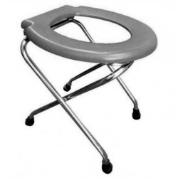INDIAN CONVERSION COMMODE  STAINLESS STEEL