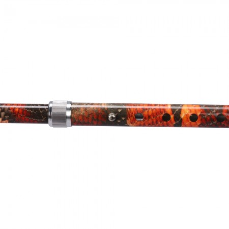 Height Adjusting Cane with Snake Design (Red)