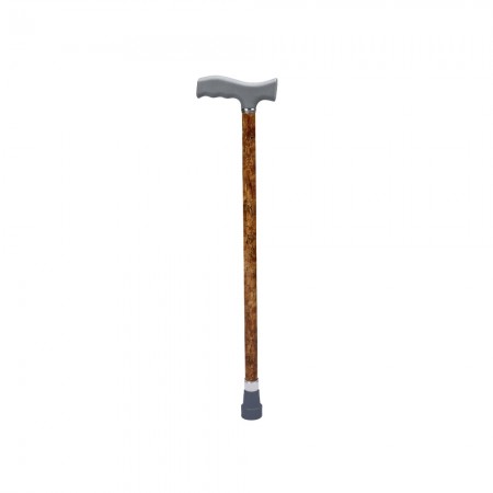 Height Adjusting Cane with Pine Wood Design