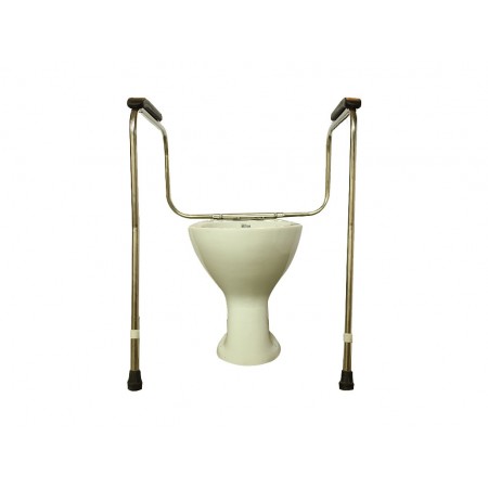 Height Adj. Toilet Safety Rail SS