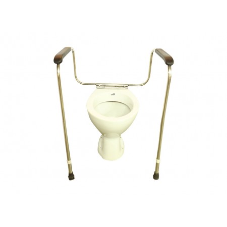 Height Adj. Toilet Safety Rail SS