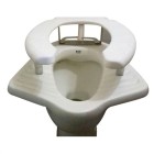 Raised Toilet Seat Anglo-indian Commode - Pedder Johnson